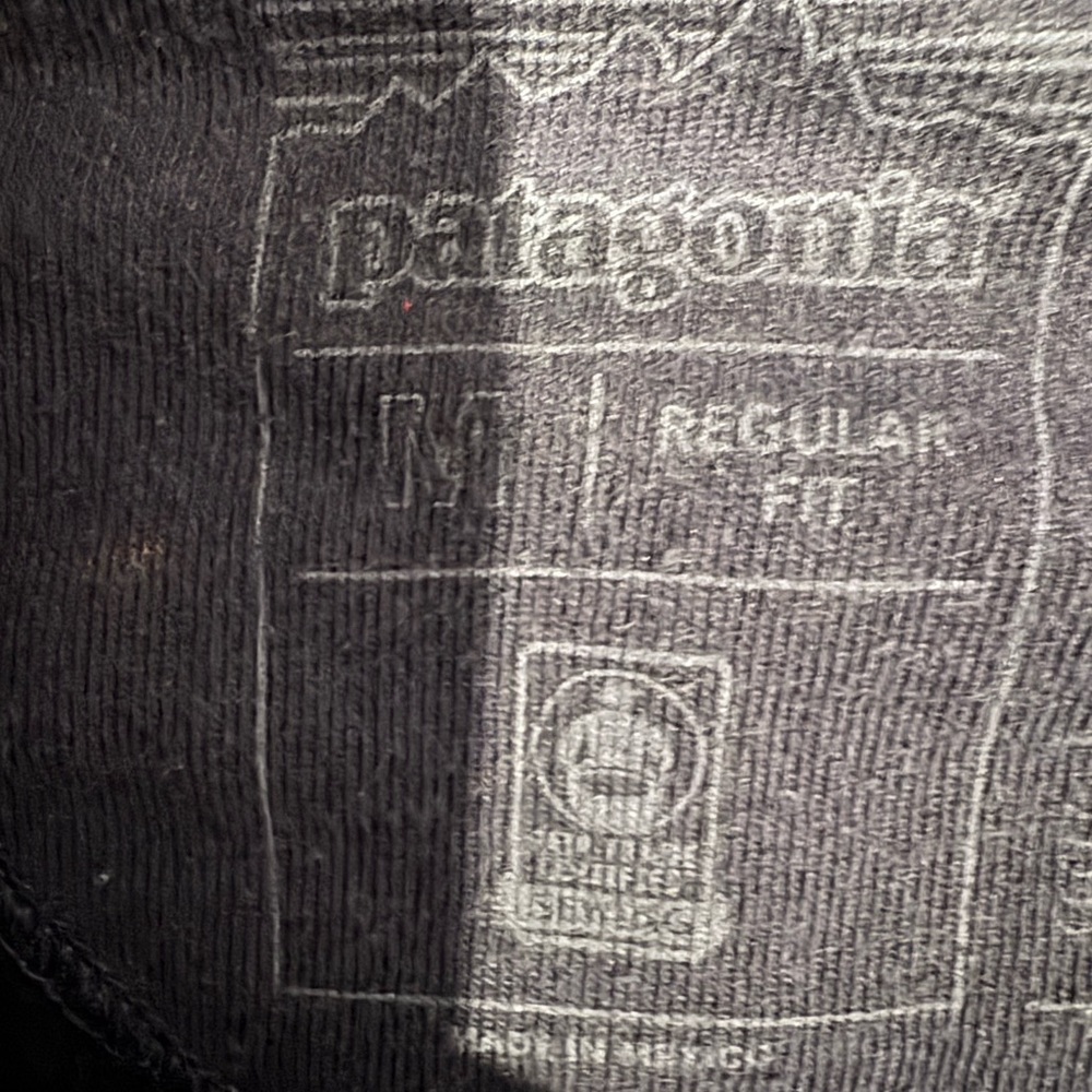 Patagonia Men's Regular Fit Blue Logo Sweatshirt - Picture 4 of 4